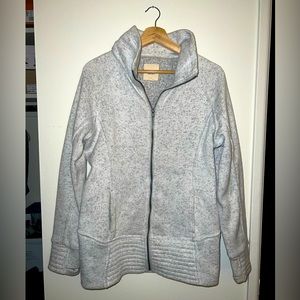 Thread & Supply Size M Light Gray Knit Jacket
